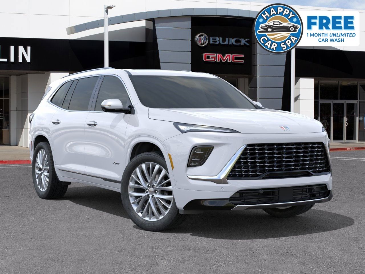 Iridescent White Tricoat 2026 Buick Enclave SUV / Crossover Front-Wheel Drive 8-Speed Automatic