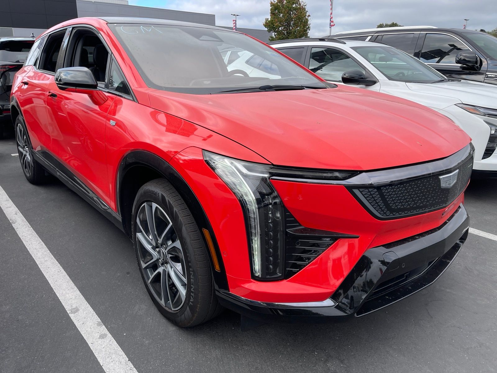 Monarch Orange 2025 Cadillac OPTIQ SUV / Crossover All-Wheel Drive 1-Speed Automatic
