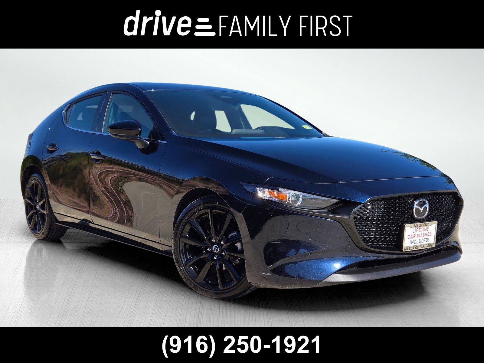 Deep Crystal Blue Mica 2025 Mazda MAZDA3 Hatchback Front-Wheel Drive 6-Speed Automatic