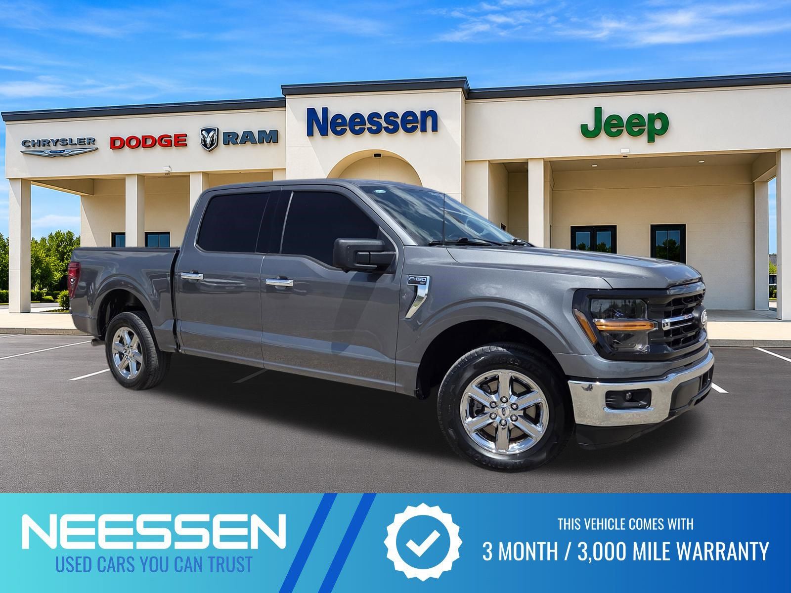 Gray Metallic 2024 Ford F-150 Pickup Truck 4X2 Automatic