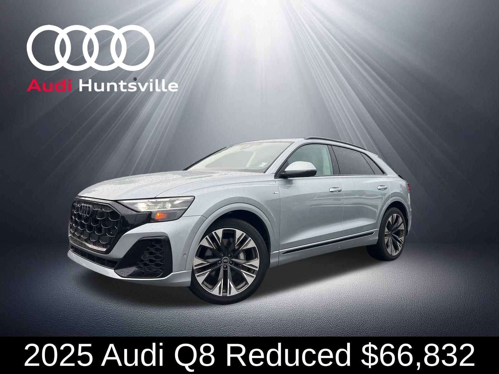 Satellite Silver Metallic 2025 Audi Q8 SUV / Crossover All-Wheel Drive 8-Speed Automatic