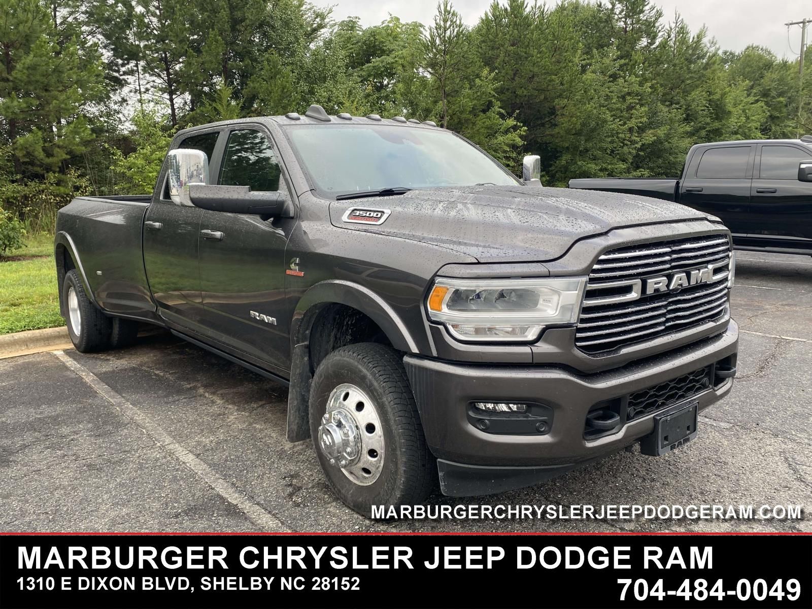 Gray (Granite Crystal Metallic Clearcoat) 2021 RAM 3500 Pickup Truck Four-Wheel Drive 6-Speed Automatic