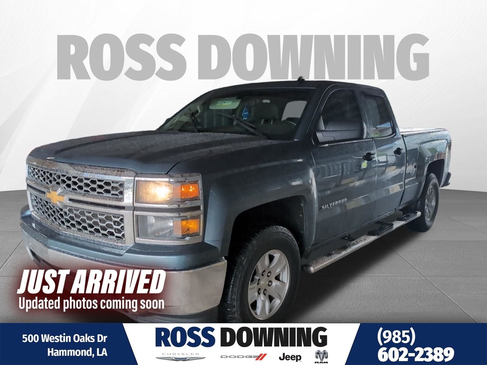 Blue Granite Metallic 2014 Chevrolet Silverado 1500 Pickup Truck 4X2 6-Speed Automatic Overdrive