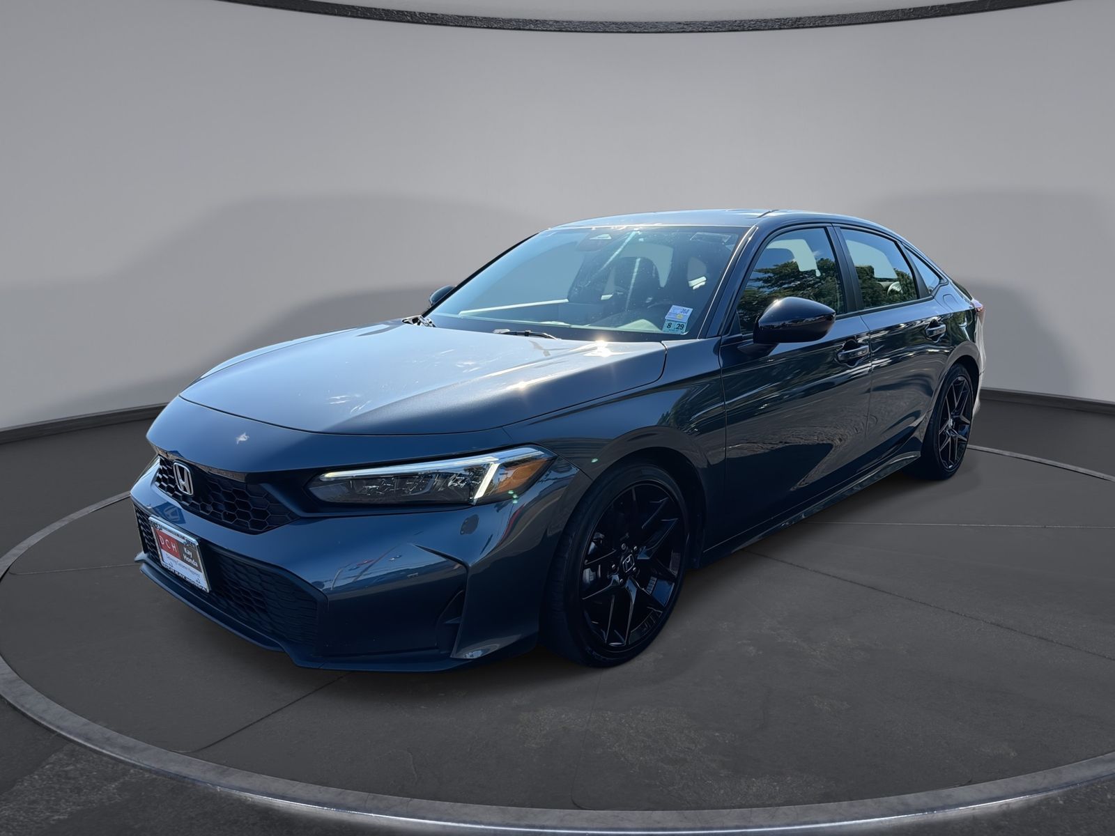 Gray 2025 Honda Civic Sedan Front-Wheel Drive Continuously Variable Transmission