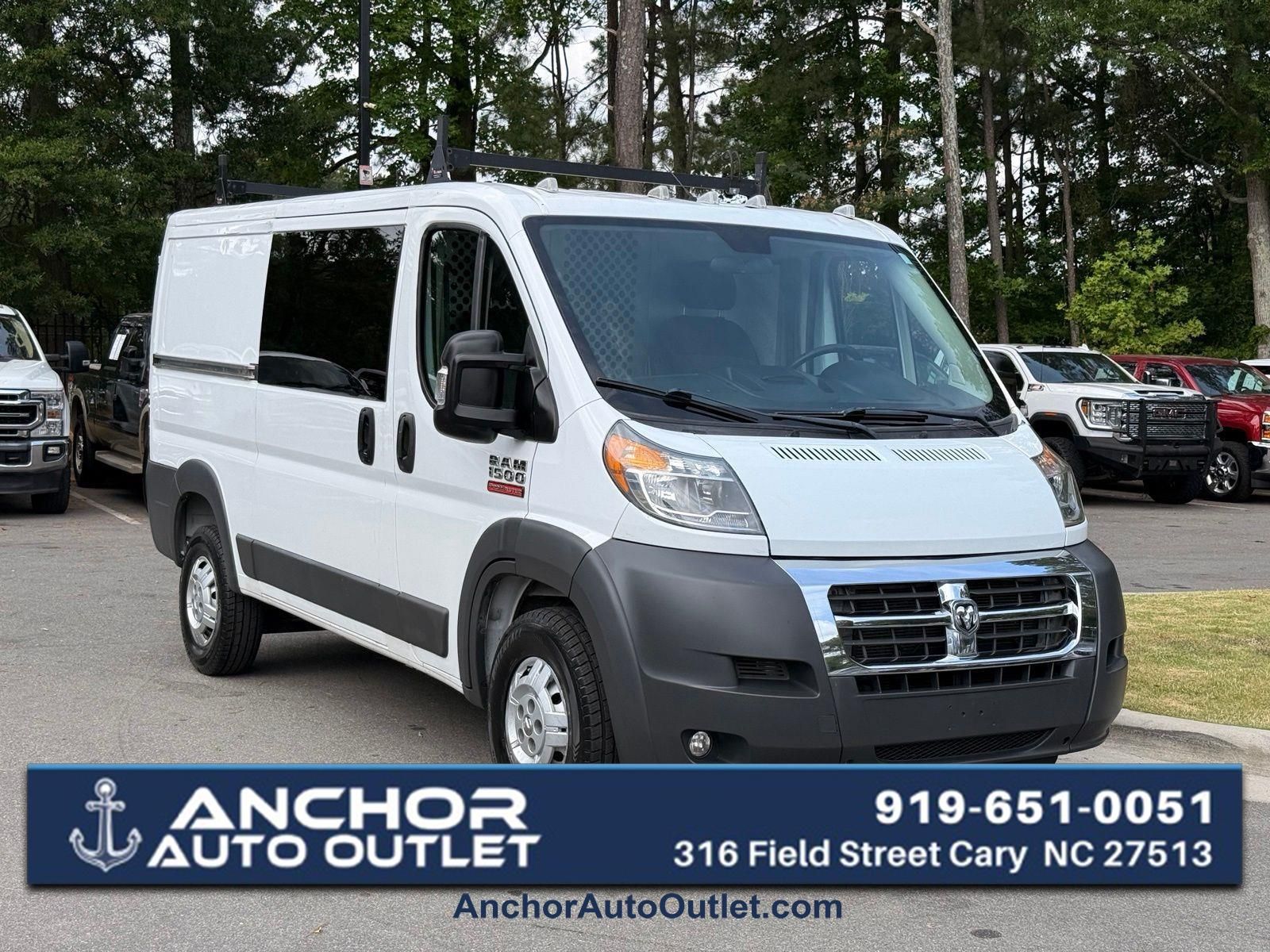 Bright White Clearcoat 2017 RAM ProMaster Van Front-Wheel Drive 6-Speed Automatic