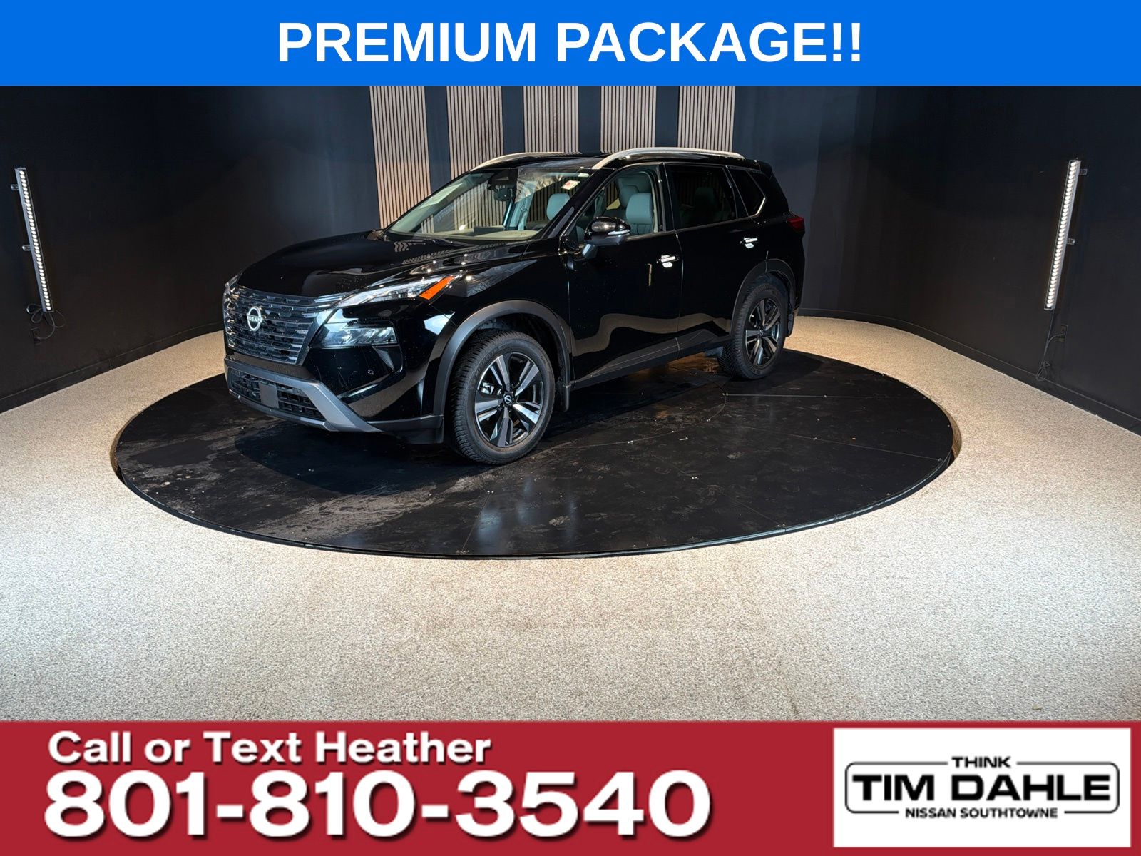 Super Black 2024 Nissan Rogue SUV / Crossover All-Wheel Drive Automatic