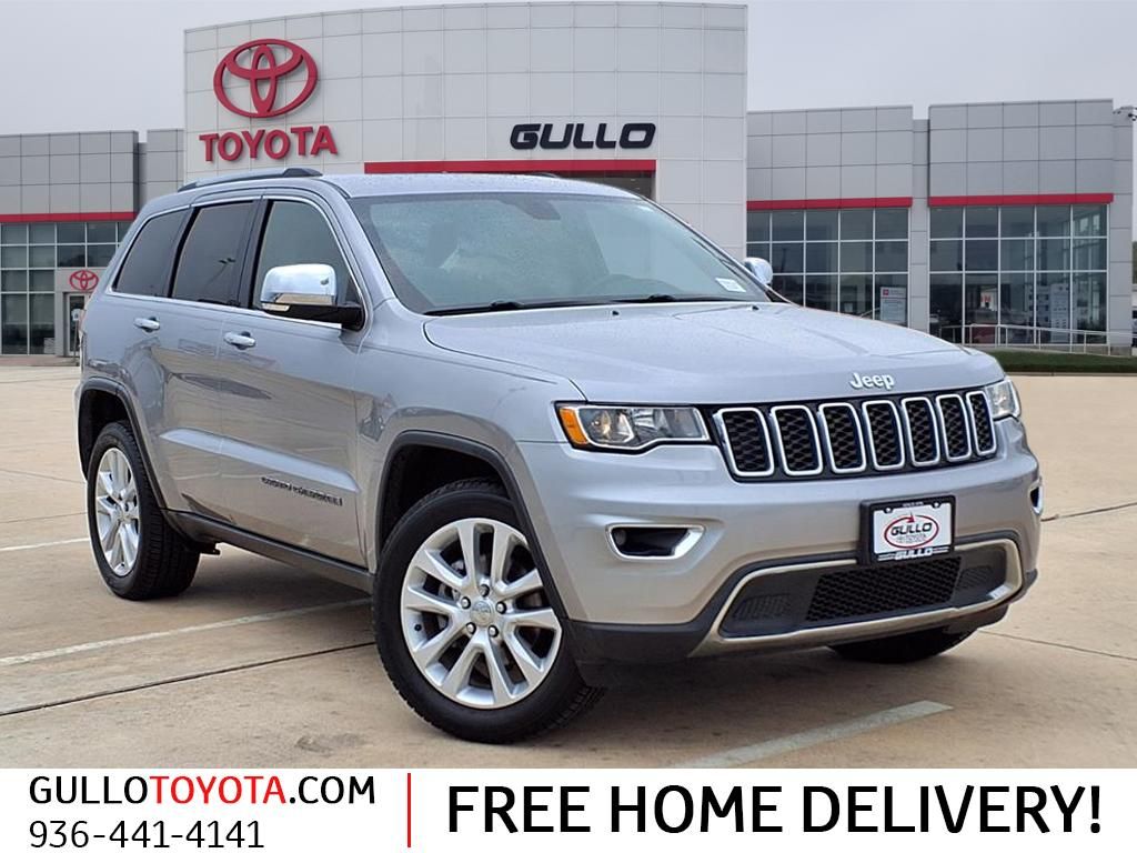 2017 Jeep Grand Cherokee Limited Silver at Shottenkirk Kia Fort Bend