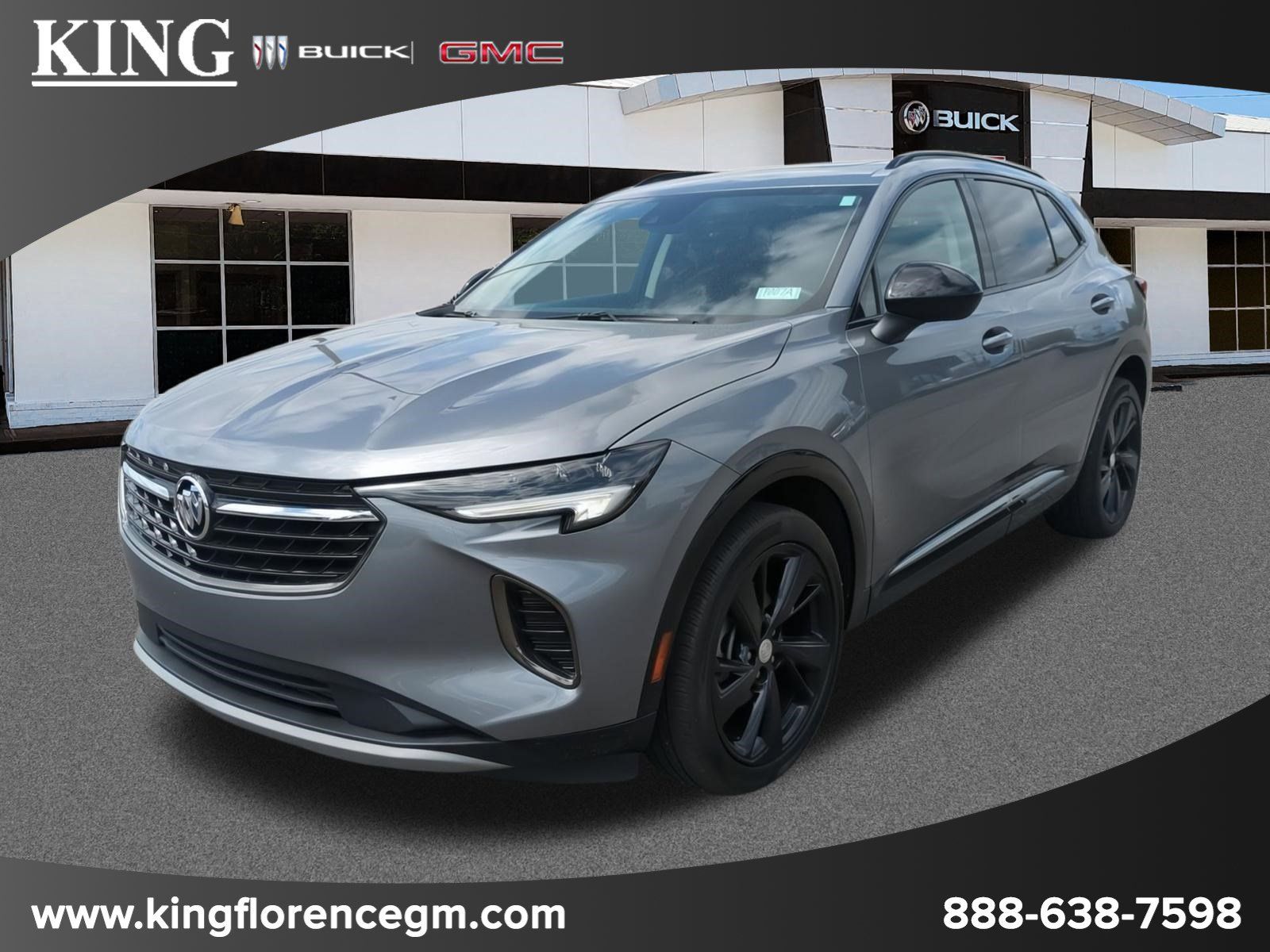 Satin Steel Gray Metallic 2021 Buick Envision Essence FWD SUV / Crossover Front-Wheel Drive 9-Speed Automatic