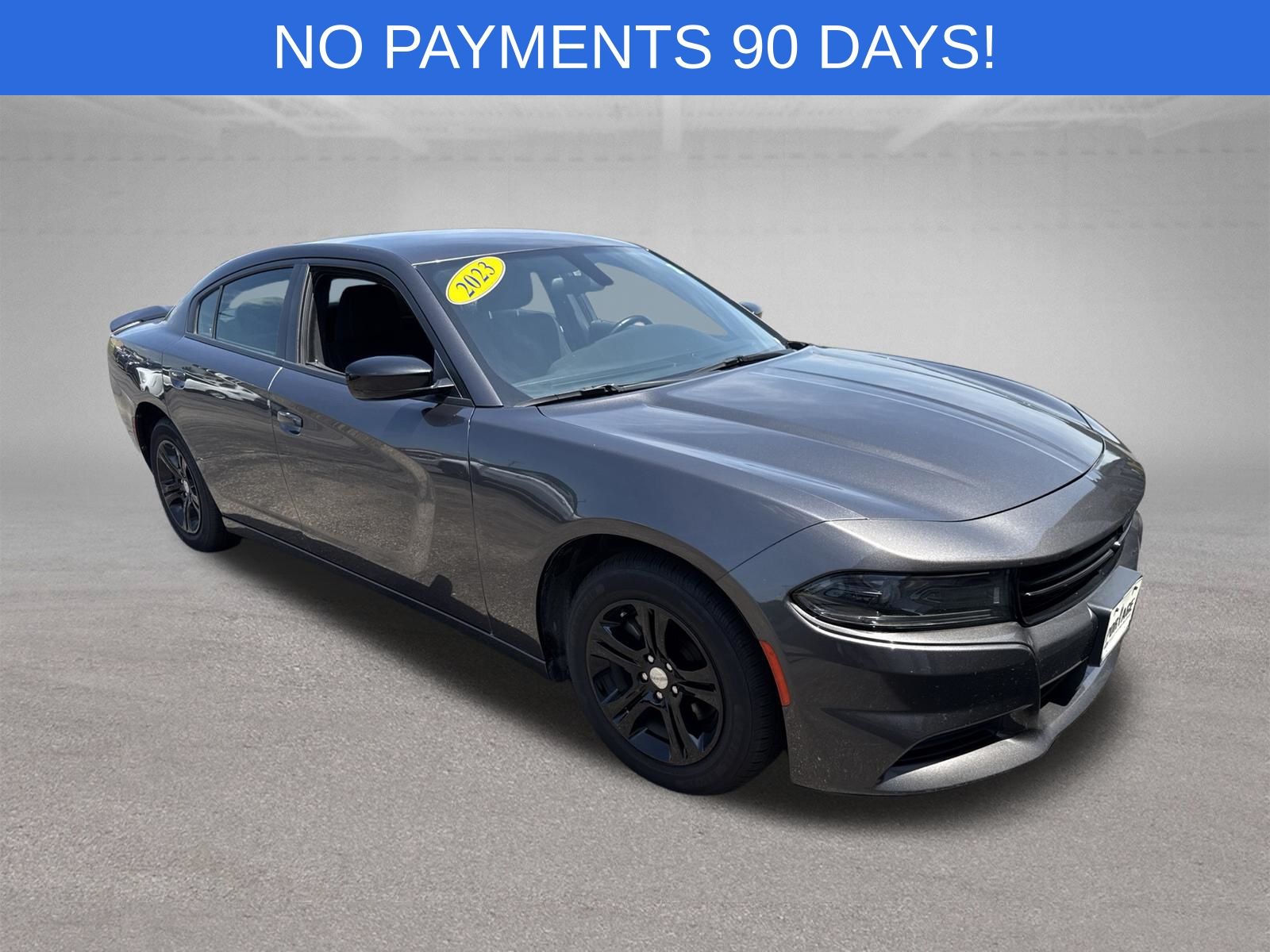 Gray (Granite Crystal Metallic Clearcoat) 2023 Dodge Charger Sedan Rear-Wheel Drive 8-Speed Automatic