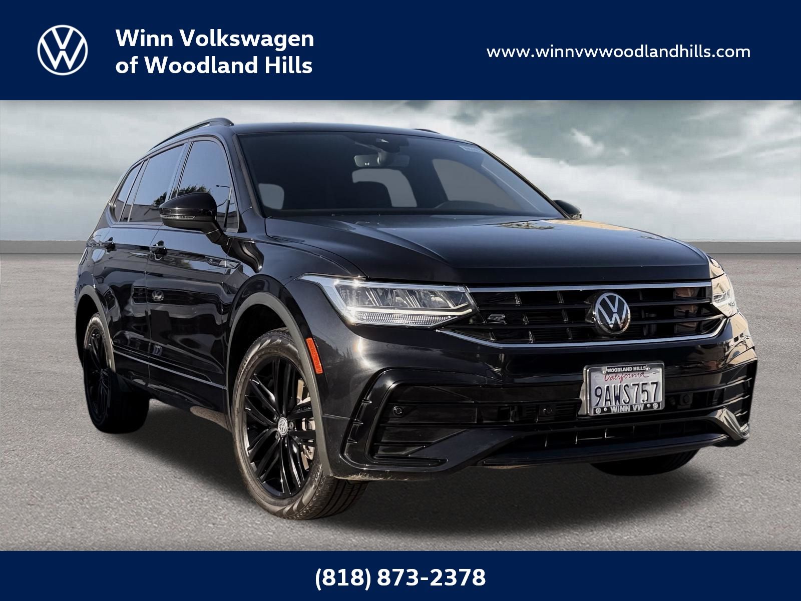 2022 Volkswagen Tiguan 2.0T SE R-Line Black