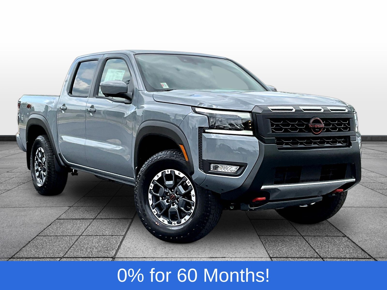 Boulder Gray Pearl 2026 Nissan Frontier Pickup Truck Four-Wheel Drive 9-Speed Automatic Overdrive