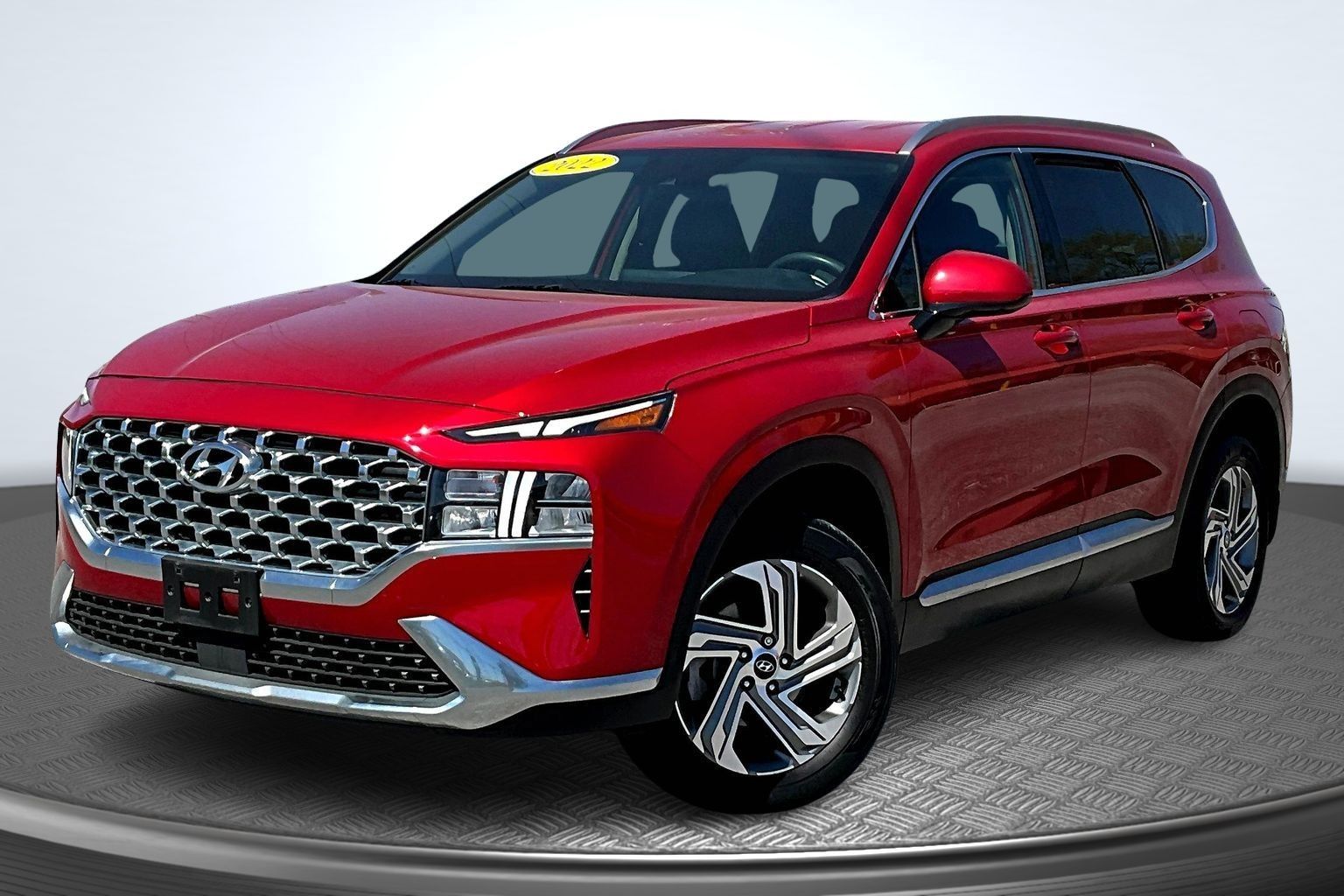Calypso Red 2022 Hyundai Santa Fe SUV / Crossover All-Wheel Drive 8-Speed Automatic