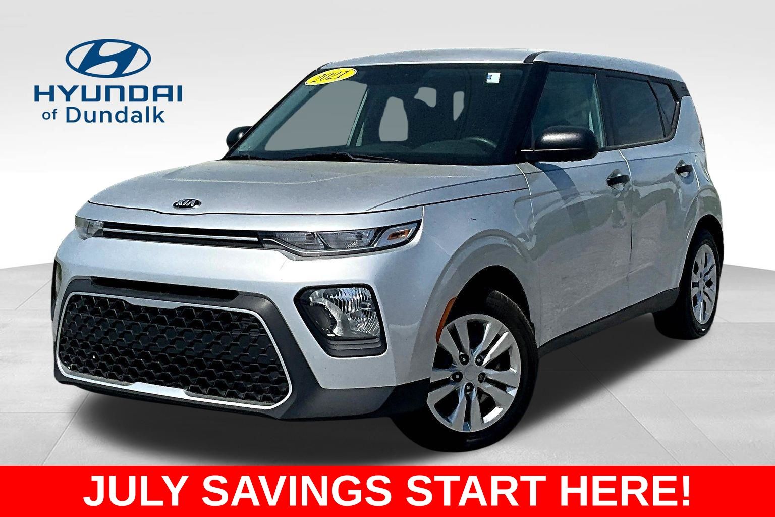 Sparkling Silver 2021 Kia Soul SUV / Crossover Front-Wheel Drive 6-Speed Manual