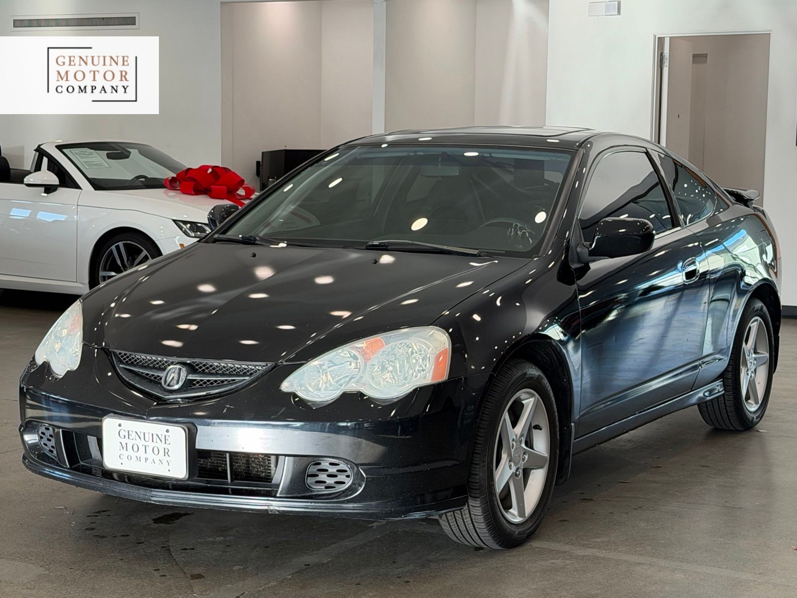 Black 2003 Acura RSX Type-S FWD Coupe Front-Wheel Drive 6-Speed Manual Overdrive