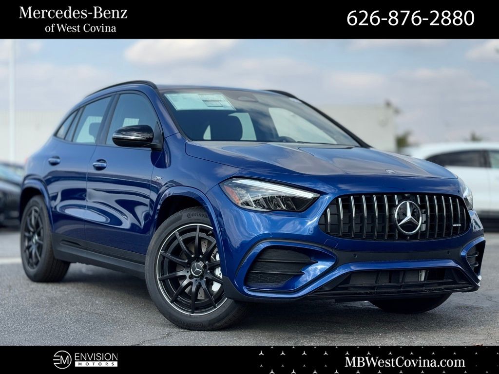 Blue 2025 Mercedes-Benz GLA SUV / Crossover All-Wheel Drive 8-Speed Automatic