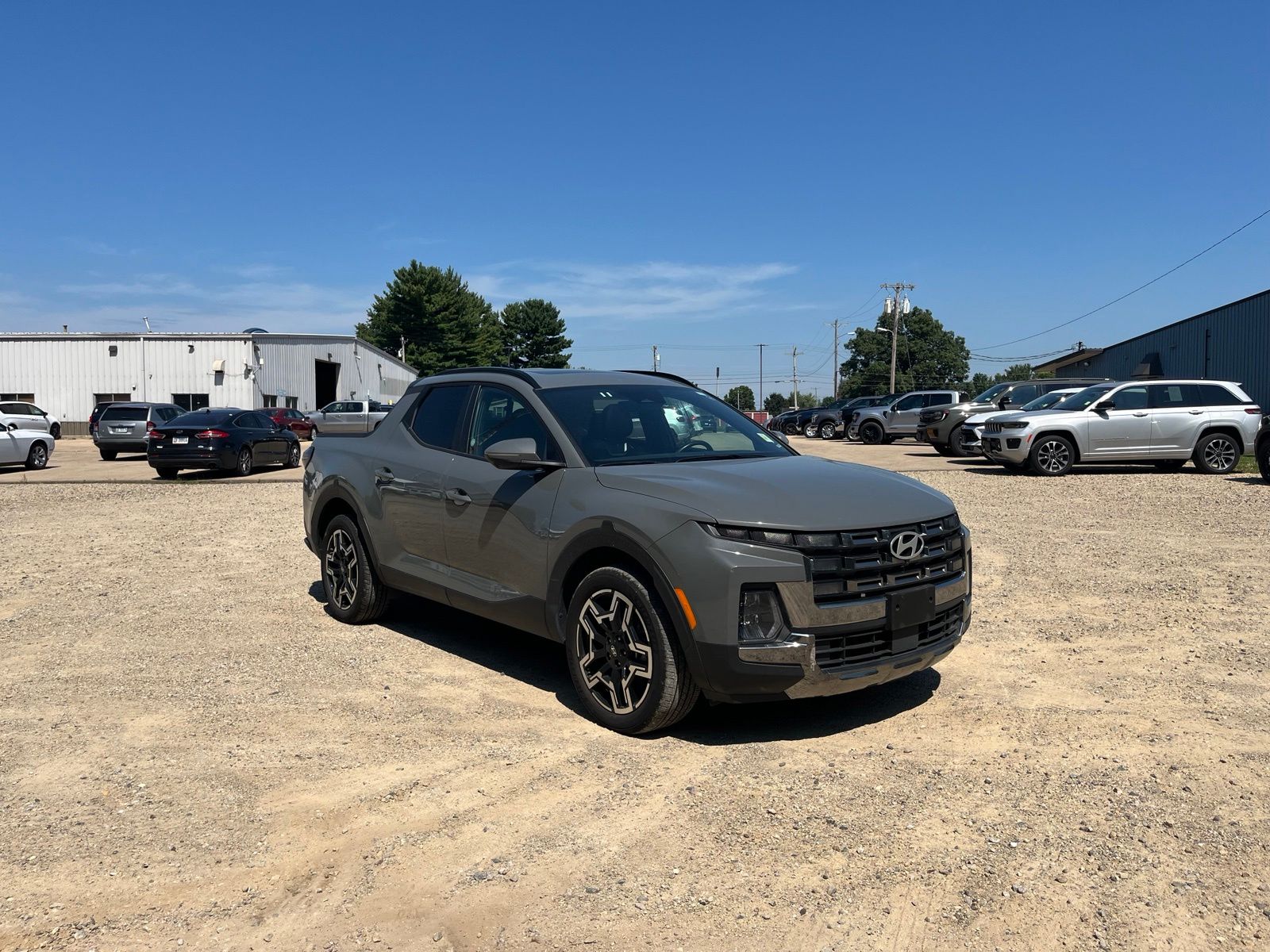 Hampton Gray 2025 Hyundai Santa Cruz Pickup Truck All-Wheel Drive Automatic