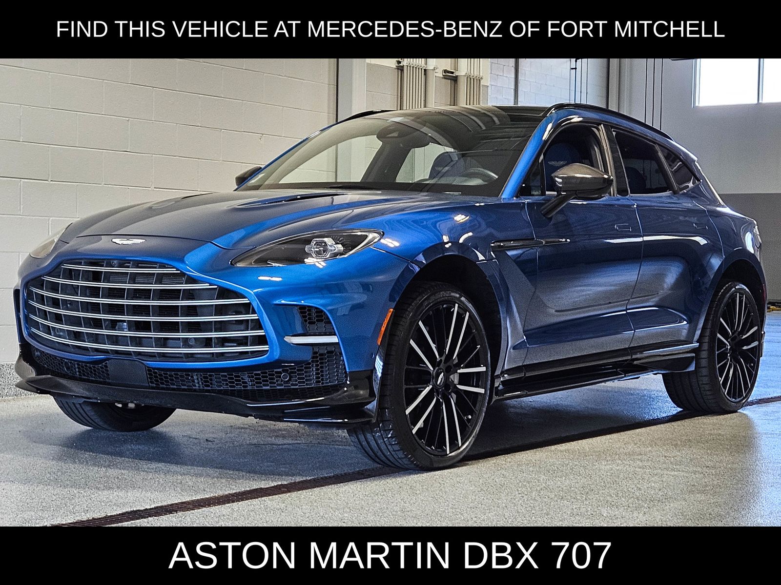 Plasma Blue 2023 Aston Martin DBX 707 AWD SUV / Crossover All-Wheel Drive 9-Speed Automatic