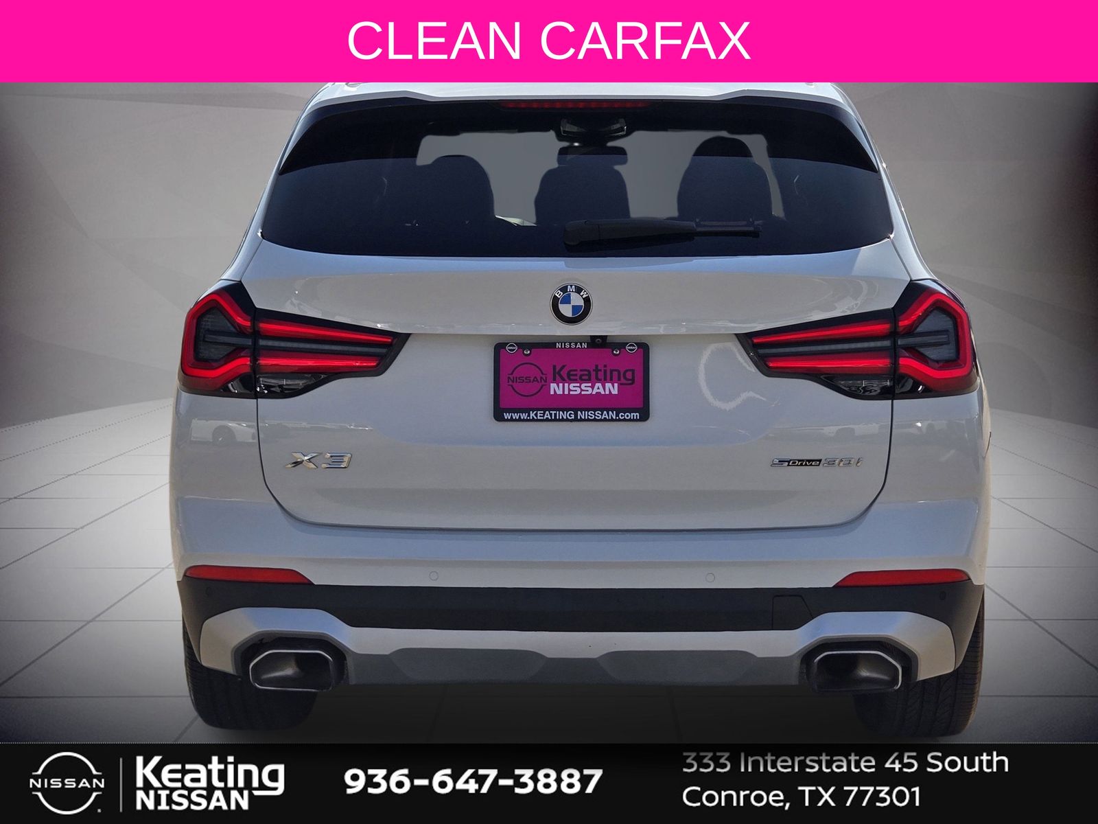 2022 BMW X3 sDrive30i White at Big Star Buick GMC