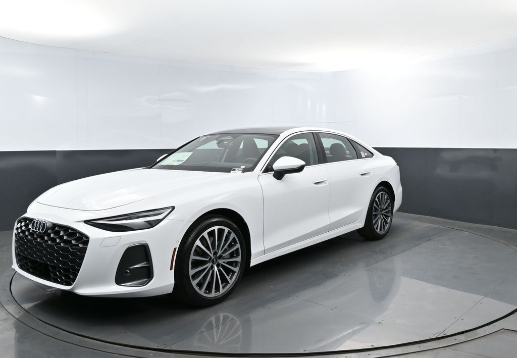 White 2026 Audi A6 quattro Progressiv TFSI Sedan 7-Speed Automatic