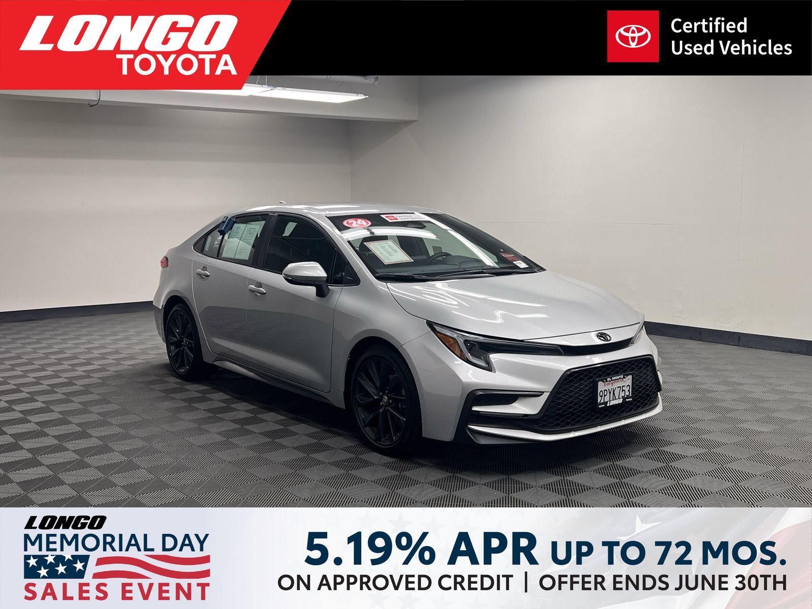 used 2024 Toyota Corolla car, priced at $24,788