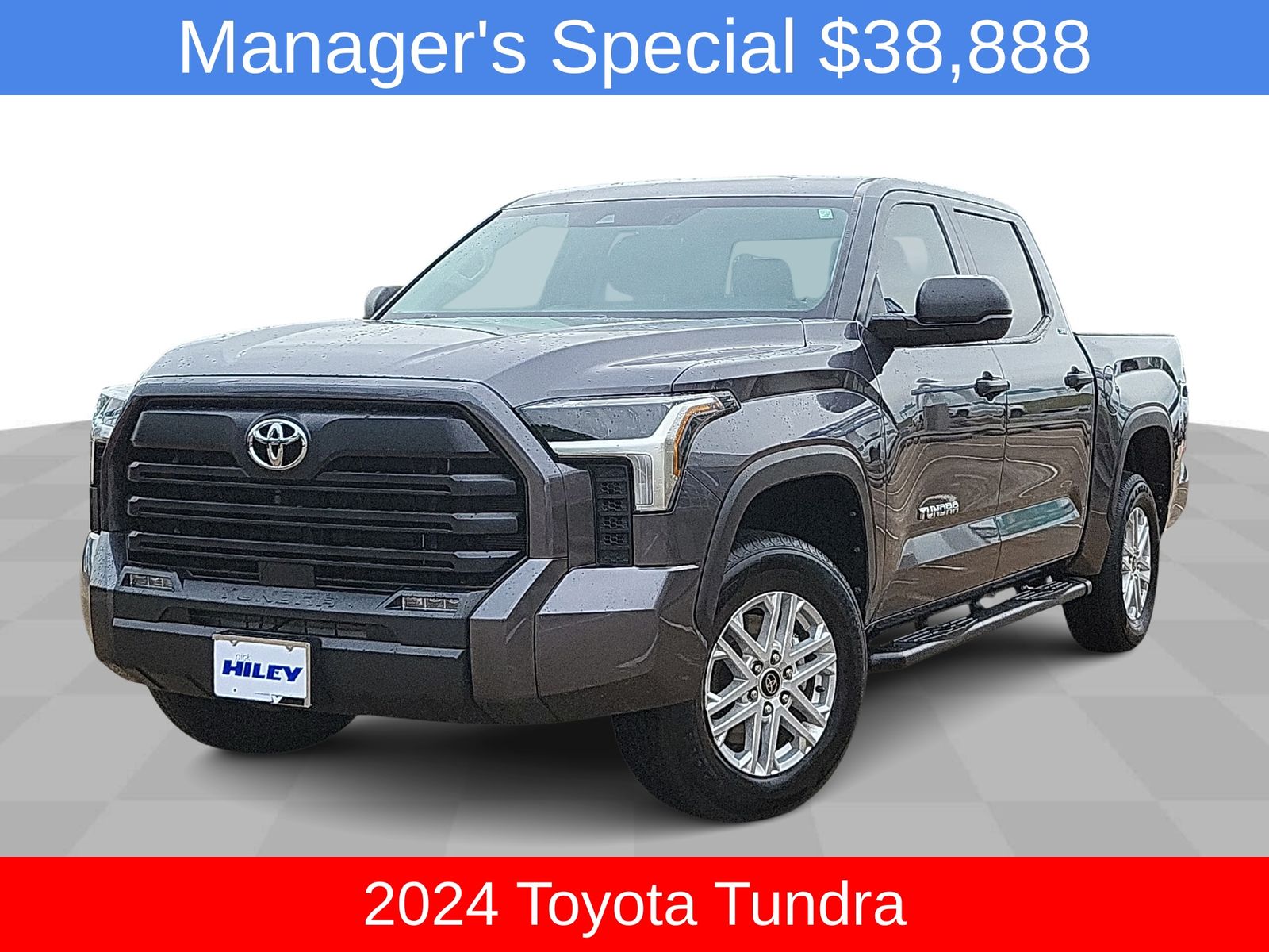 Magnetic Gray Metallic 2024 Toyota Tundra Pickup Truck Four-Wheel Drive Automatic