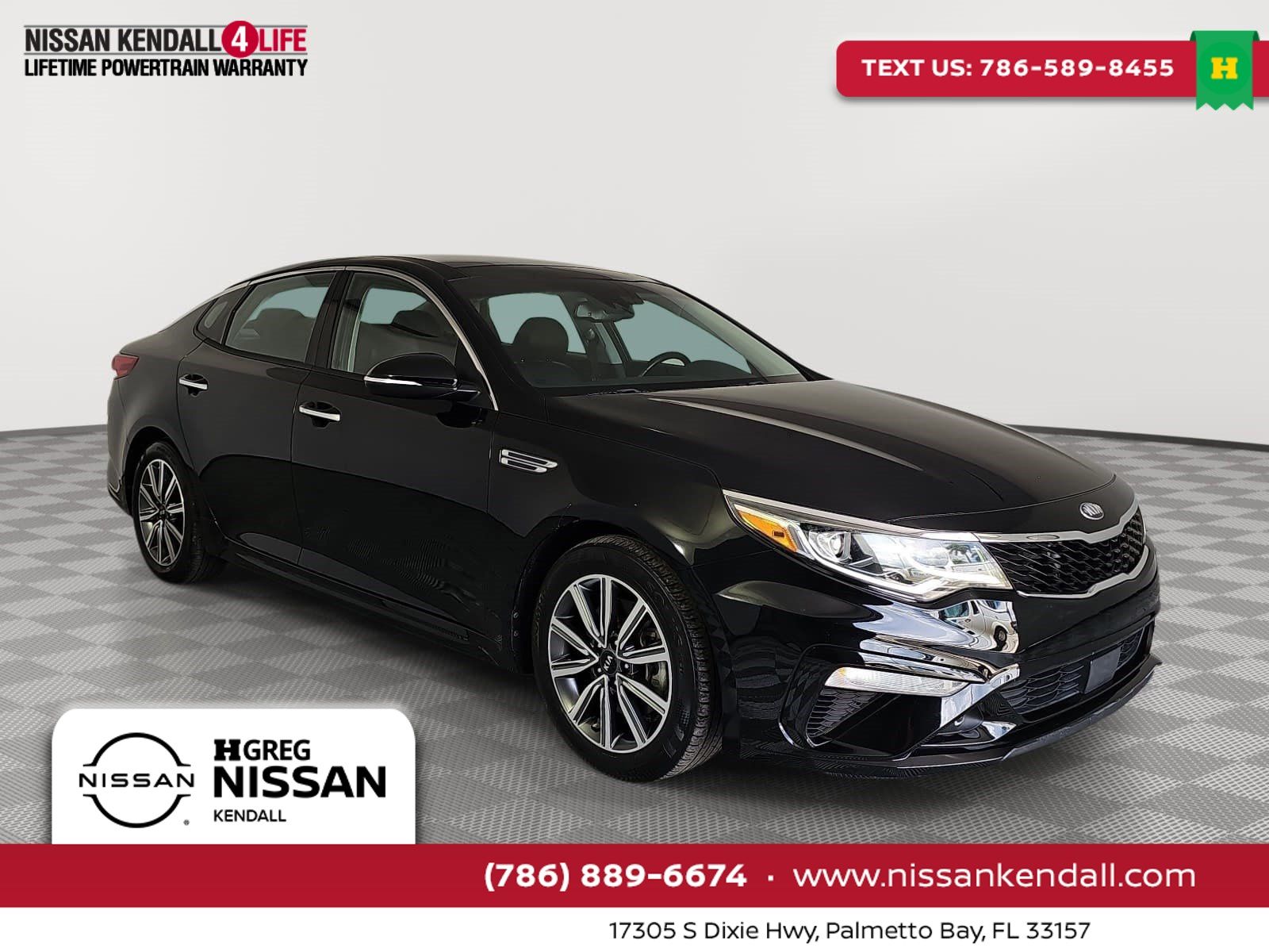 Ebony Black 2019 Kia Optima Sedan 7-Speed Automatic