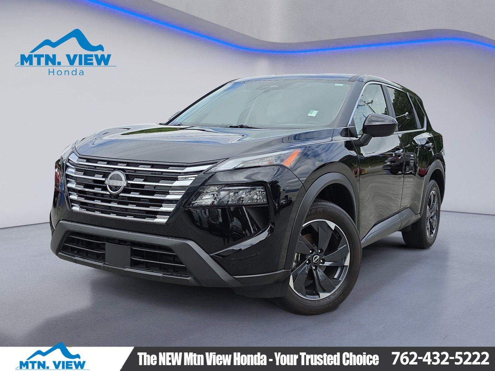 Super Black 2025 Nissan Rogue SV FWD SUV / Crossover Front-Wheel Drive Continuously Variable Transmission