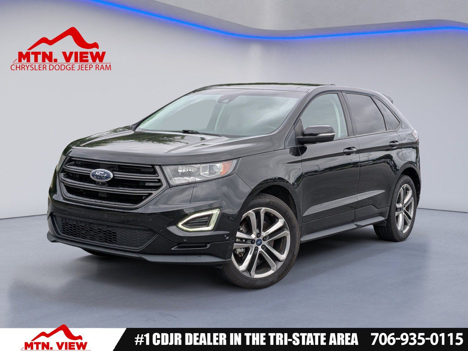 Tuxedo Black Metallic 2015 Ford Edge SUV / Crossover Front-Wheel Drive 6-Speed Automatic