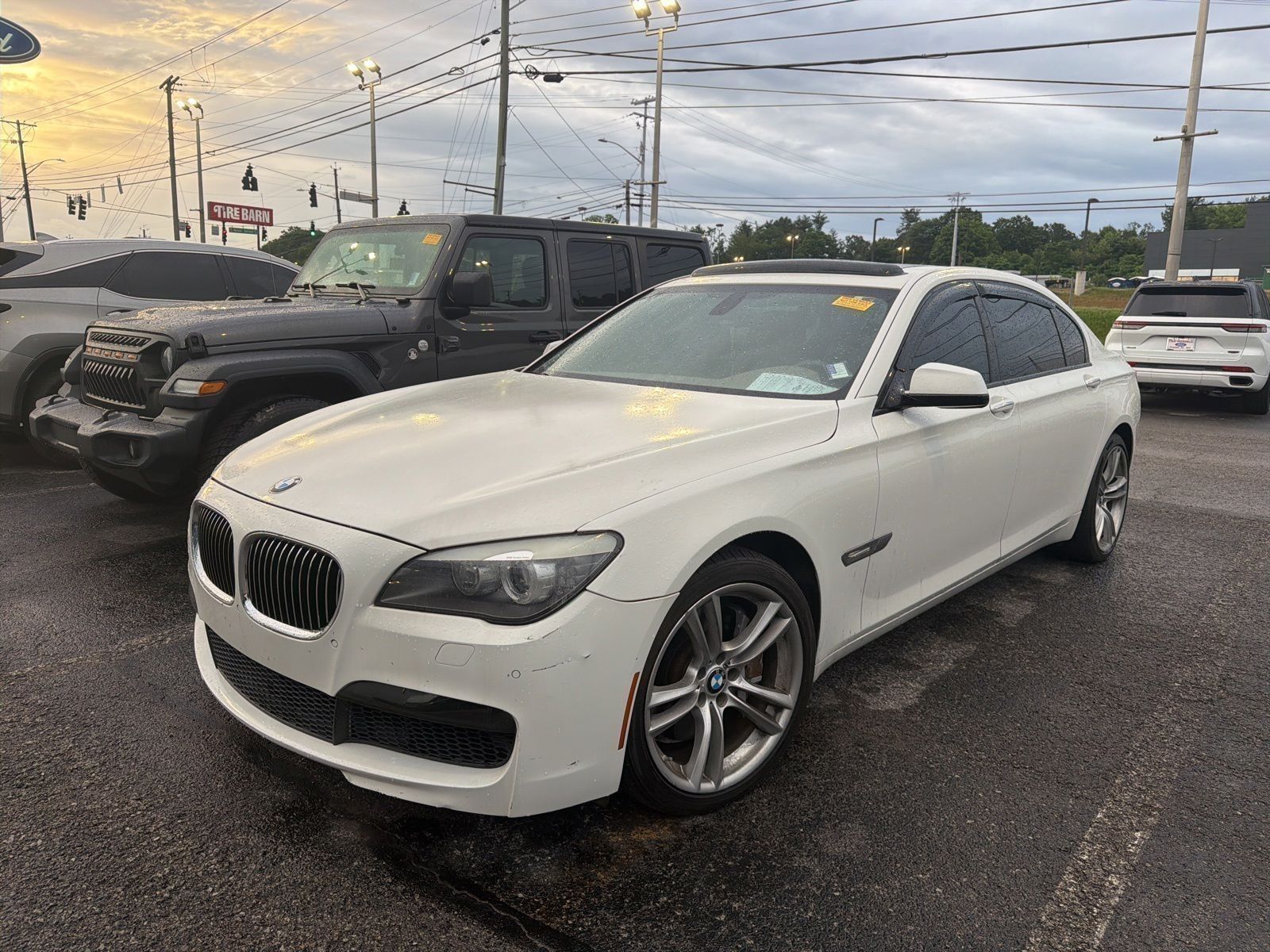Alpine White 2012 BMW 7 Series 750Li RWD Sedan Rear-Wheel Drive 6-Speed Automatic