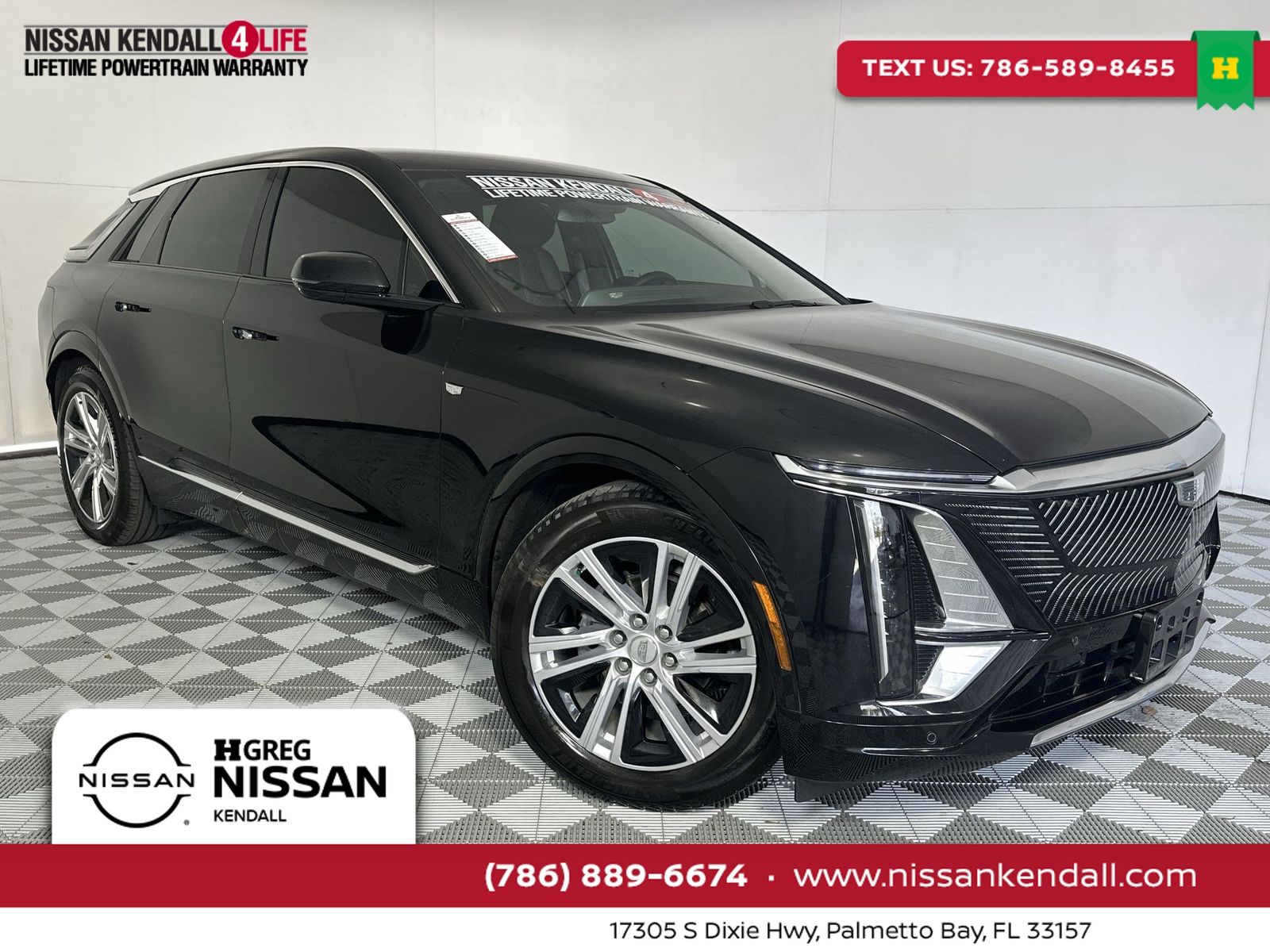 Stellar Black Metallic 2024 Cadillac LYRIQ SUV / Crossover Rear-Wheel Drive 1-Speed Automatic