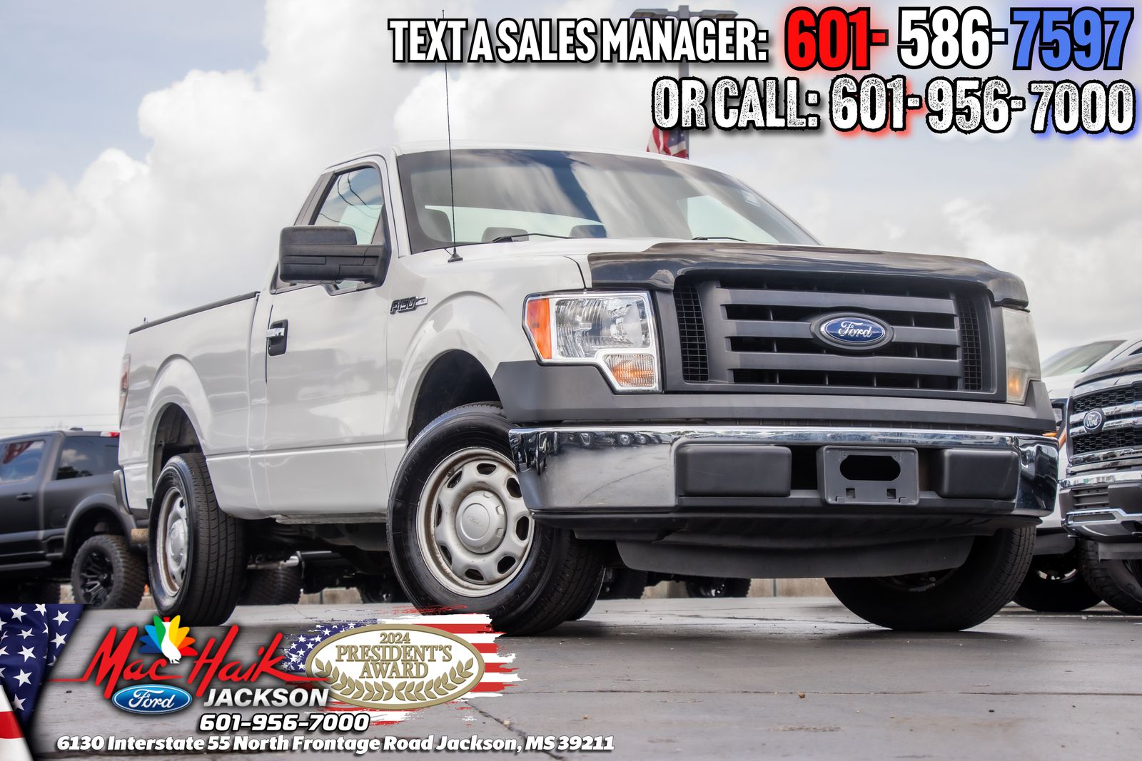 Oxford White 2012 Ford F-150 Pickup Truck 4X2 6-Speed Automatic