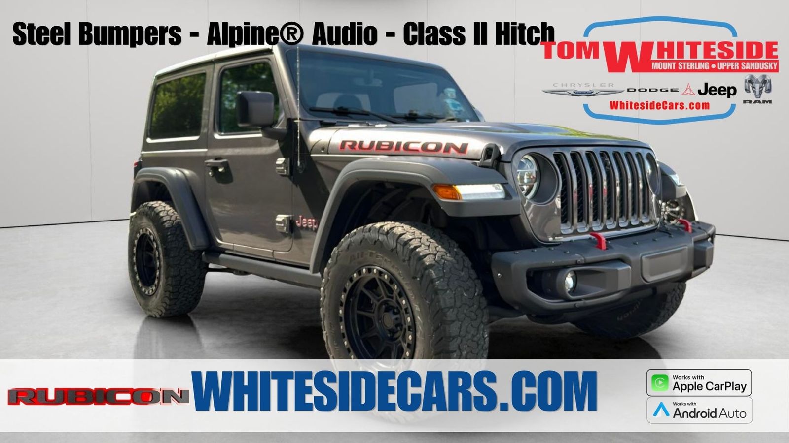 Gray (Granite Crystal Metallic Clearcoat) 2021 Jeep Wrangler Rubicon 4WD SUV / Crossover Four-Wheel Drive 8-Speed Automatic