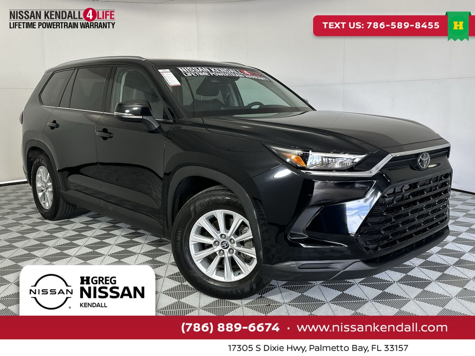 Midnight Black Metallic 2024 Toyota Grand Highlander XLE FWD SUV / Crossover Front-Wheel Drive 8-Speed Automatic