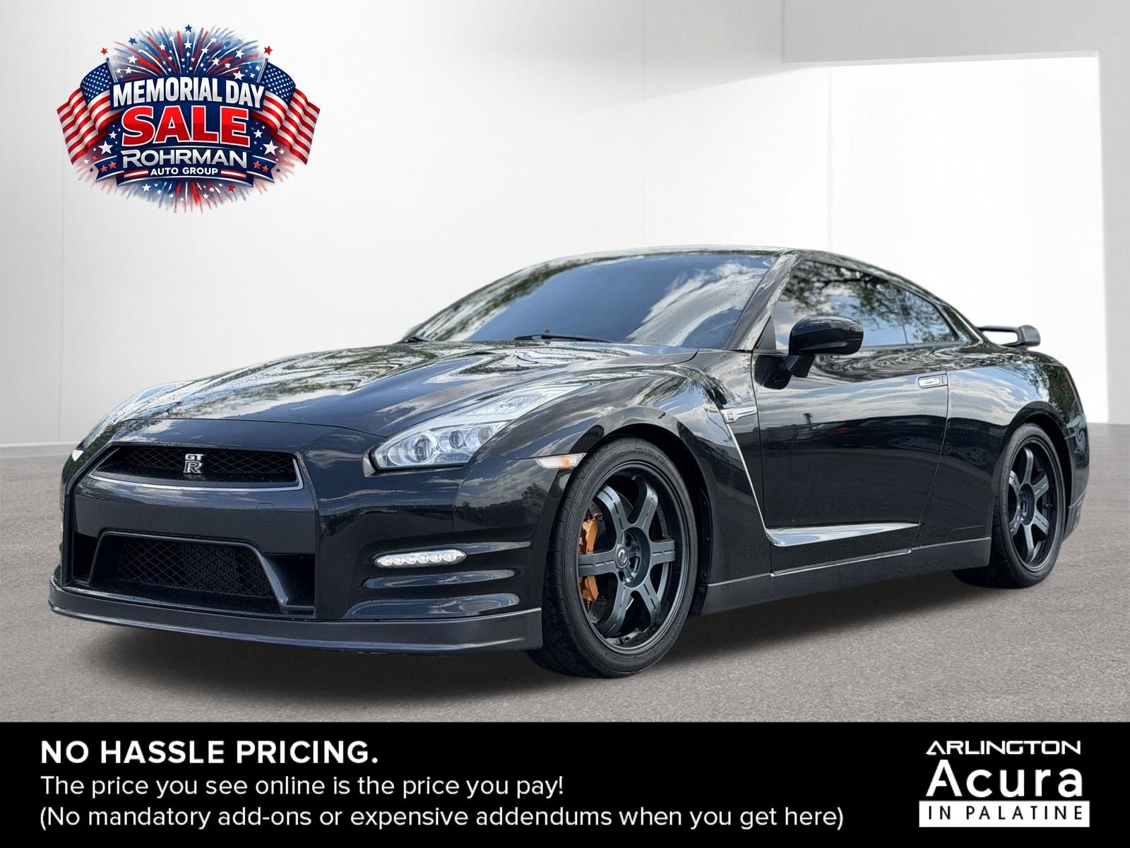 Jet Black Pearl 2015 Nissan GT-R Black Edition Coupe All-Wheel Drive 6-Speed Automatic
