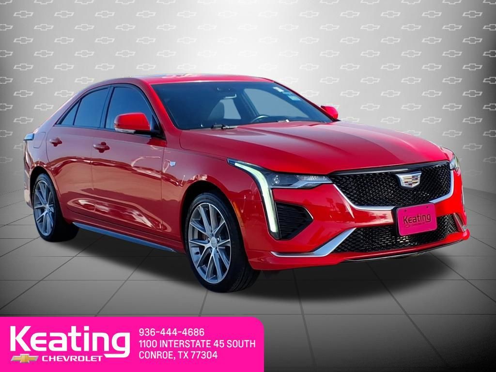 Velocity Red 2020 Cadillac CT4 Sedan All-Wheel Drive 8-Speed Automatic