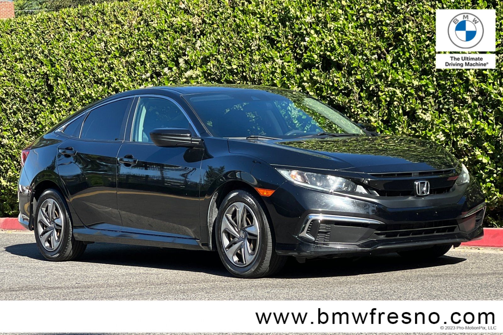 Black 2020 Honda Civic LX Sedan FWD Sedan Front-Wheel Drive Continuously Variable Transmission