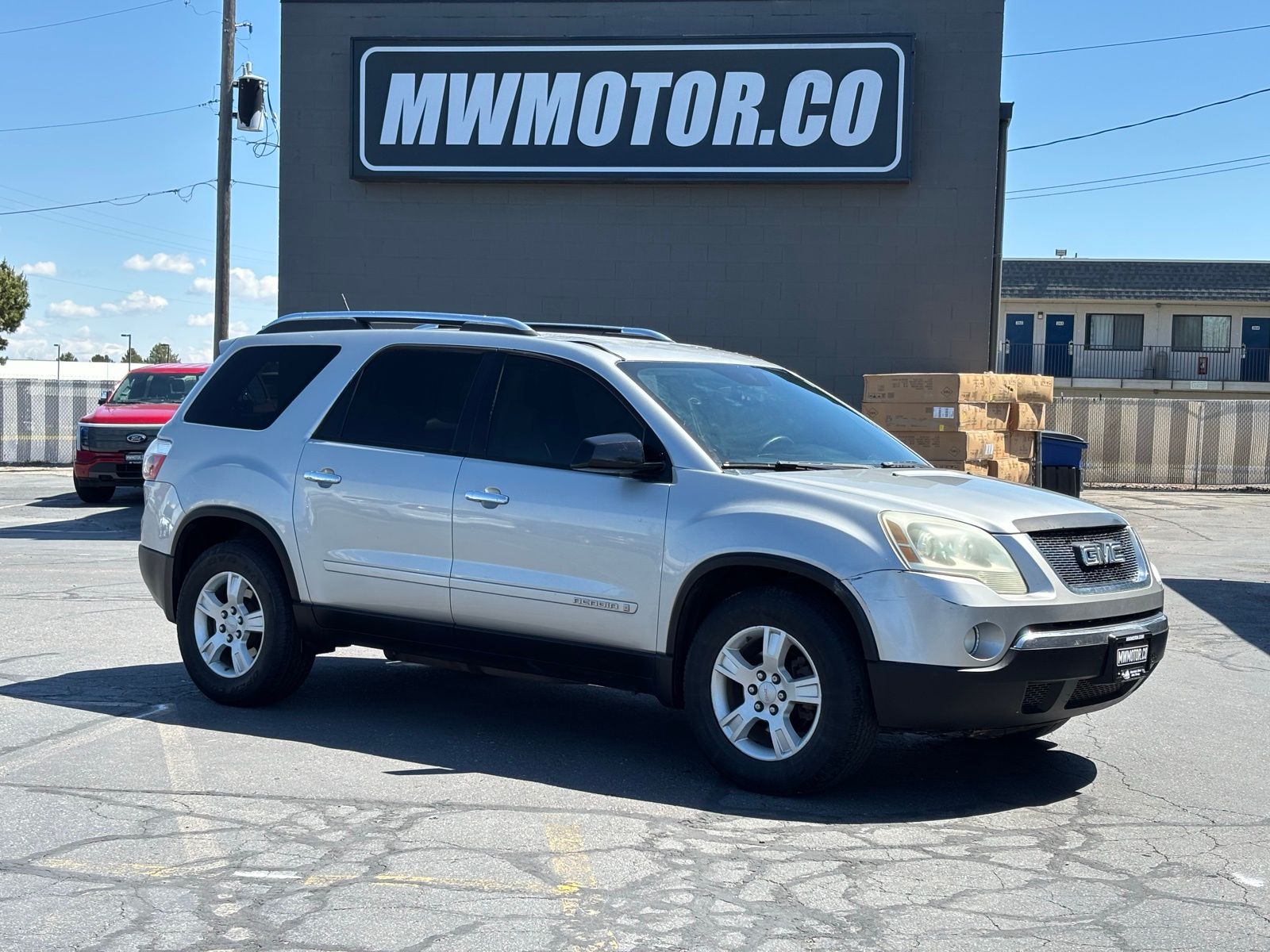 Liquid Silver Metallic 2007 GMC Acadia SLE-1 AWD SUV / Crossover All-Wheel Drive 6-Speed Automatic Overdrive