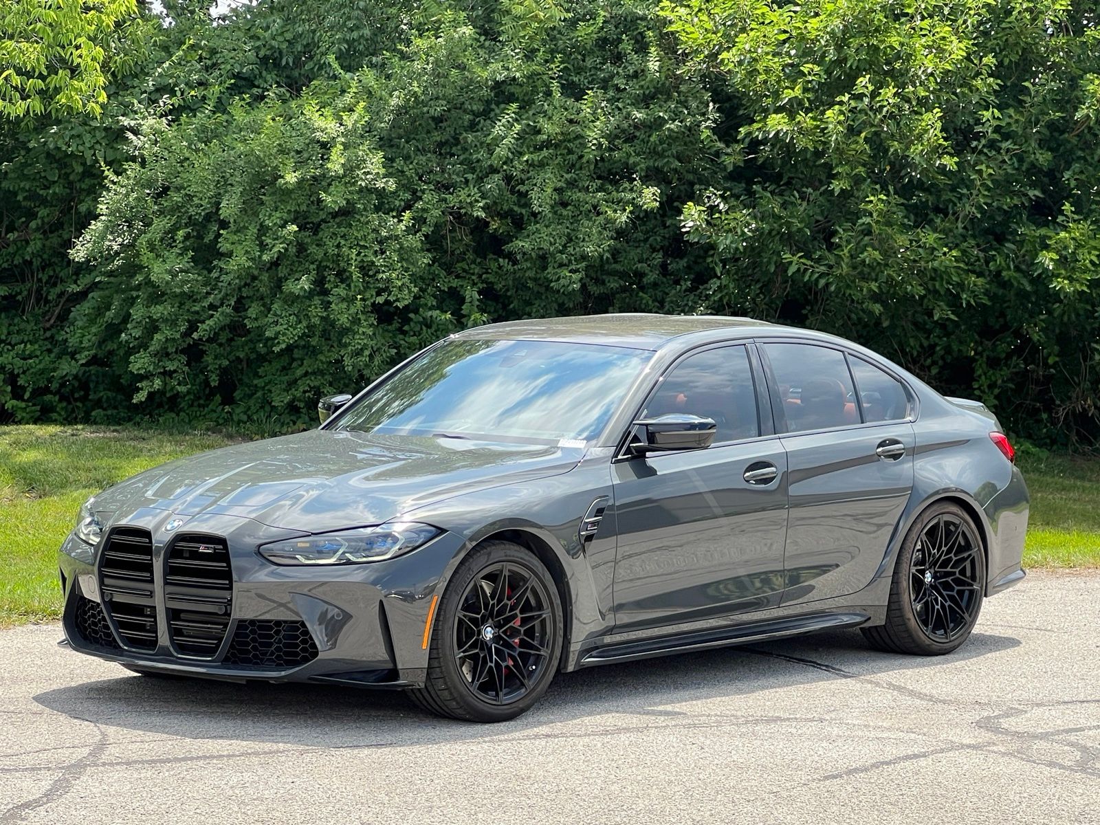 Dravit Gray Metallic 2024 BMW M3 Sedan All-Wheel Drive 8-Speed Automatic