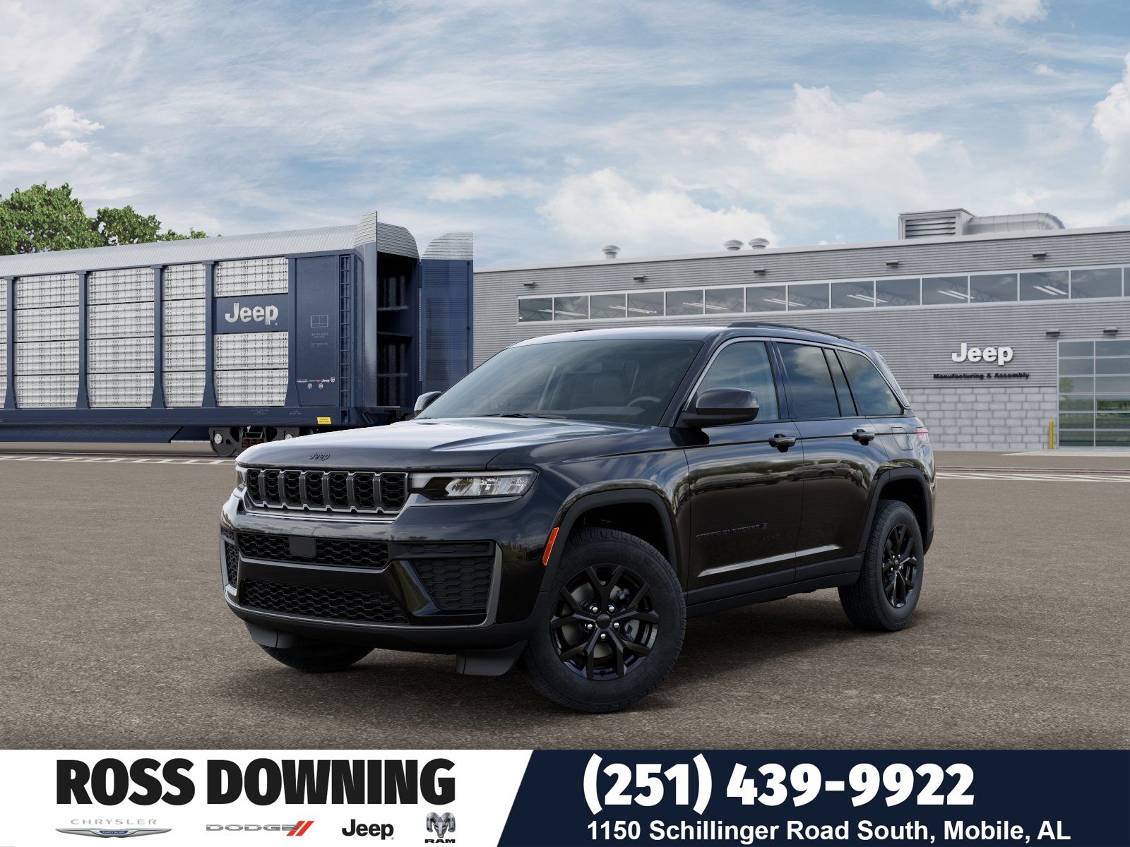 Diamond Black Crystal Pearlcoat 2026 Jeep Grand Cherokee SUV / Crossover 4X2 8-Speed Automatic