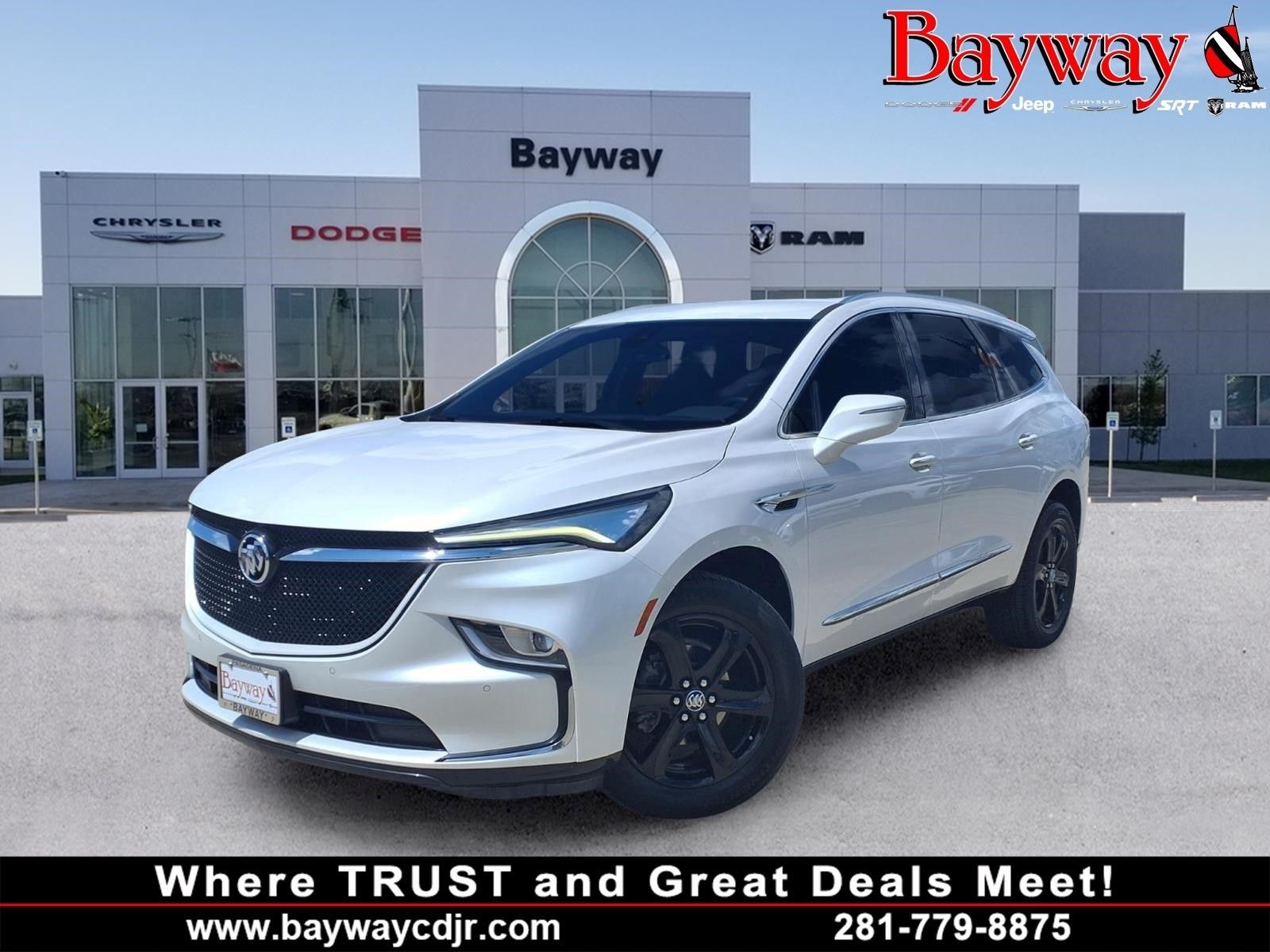 2023 Buick Enclave Essence White at Monument Chevrolet
