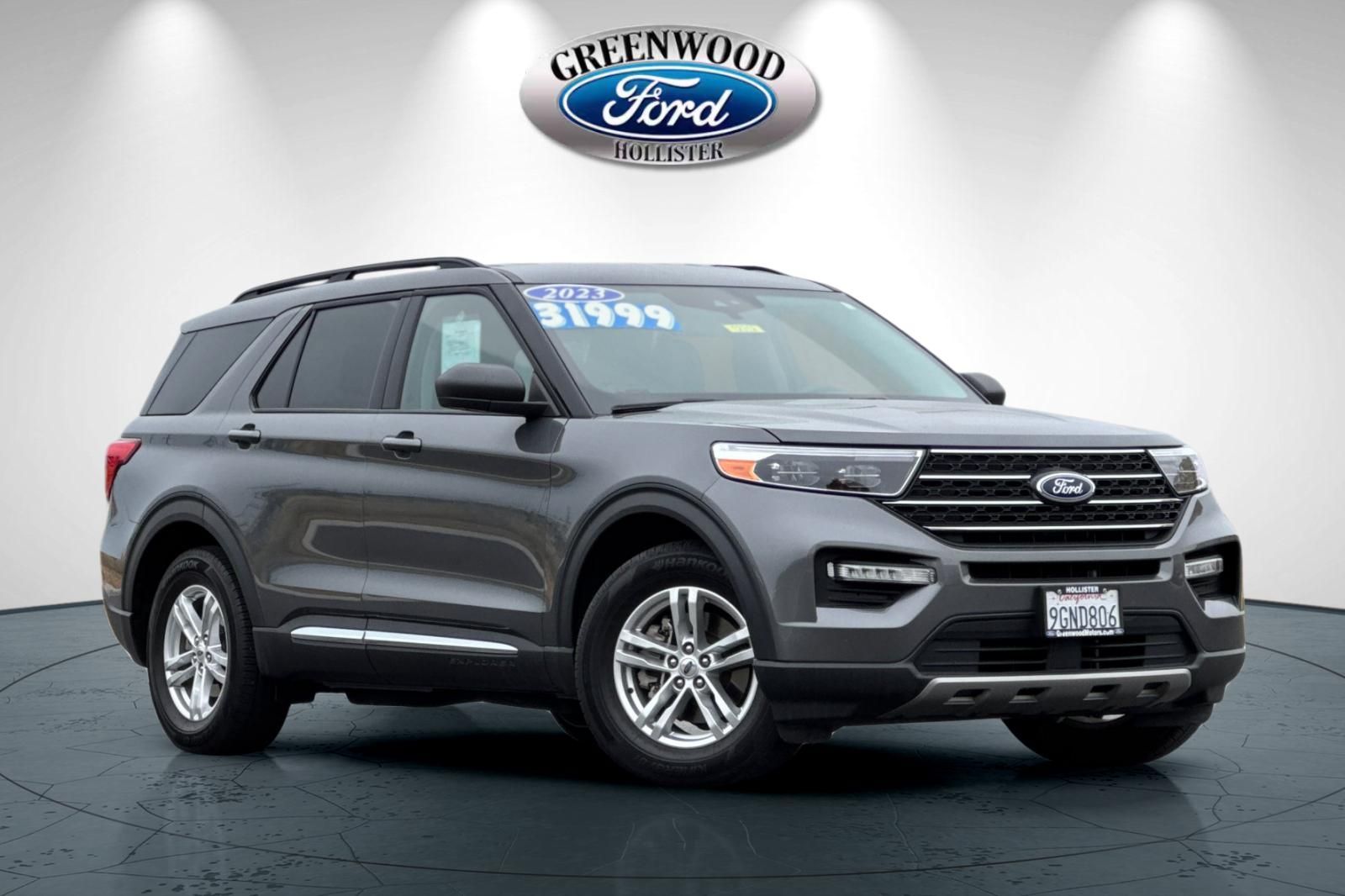 Gray Metallic 2023 Ford Explorer XLT RWD SUV / Crossover Rear-Wheel Drive Automatic