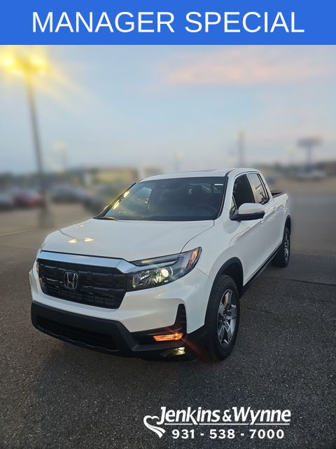 Platinum White Pearl 2026 Honda Ridgeline Pickup Truck All-Wheel Drive 9-Speed Automatic
