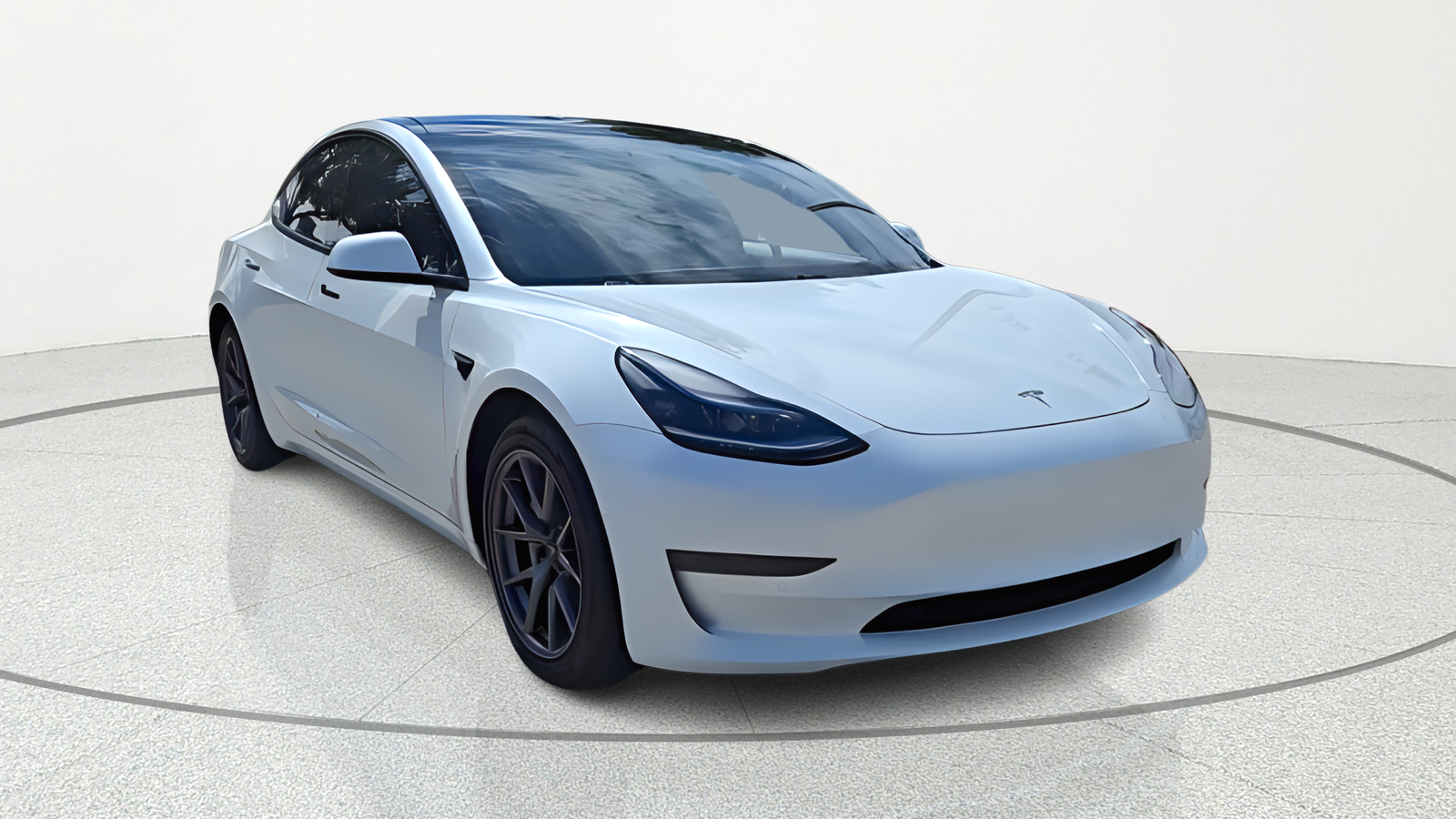 White 2021 Tesla Model 3 Long Range AWD Sedan All-Wheel Drive 1-Speed Automatic