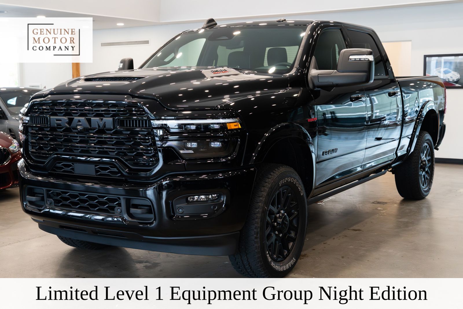 Diamond Black Crystal Pearlcoat 2026 RAM 2500 Limited Crew Cab 4WD Pickup Truck Four-Wheel Drive 8-Speed Automatic