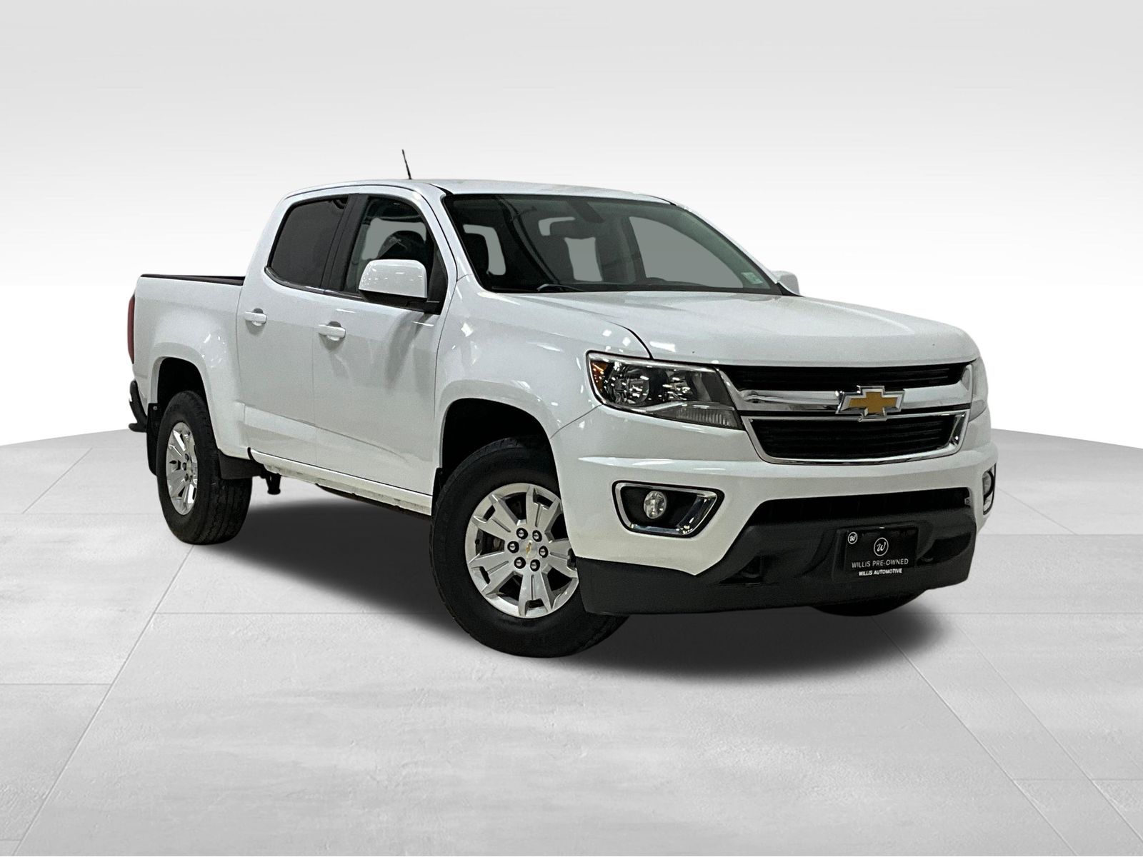 Summit White 2018 Chevrolet Colorado LT Crew Cab 4WD Pickup Truck Four-Wheel Drive 8-Speed Automatic
