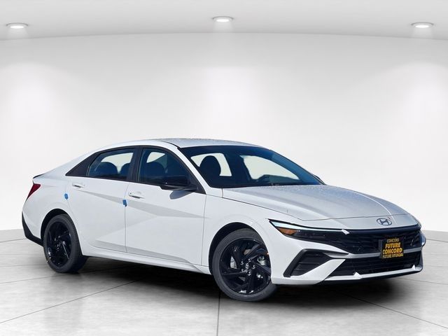 Serenity White Pearl 2026 Hyundai Elantra SEL Sport FWD Sedan Front-Wheel Drive Continuously Variable Transmission
