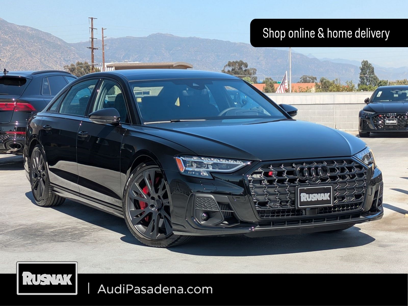 Black 2026 Audi S8 Sedan All-Wheel Drive 8-Speed Automatic
