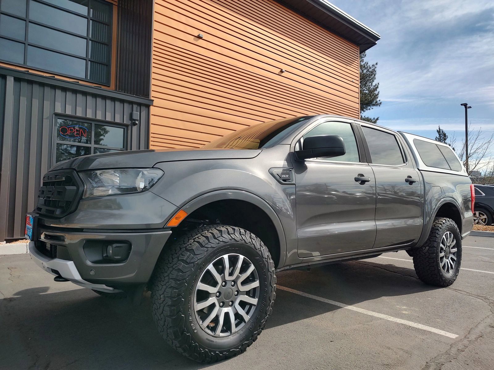 Gray (Magnetic) 2019 Ford Ranger XLT SuperCrew 4WD Pickup Truck Four-Wheel Drive Automatic