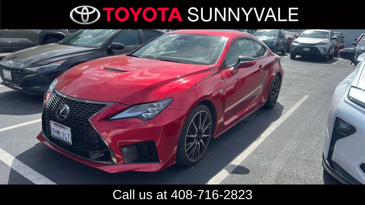 Infrared 2023 Lexus RC F Coupe Rear-Wheel Drive 8-Speed Dual Clutch
