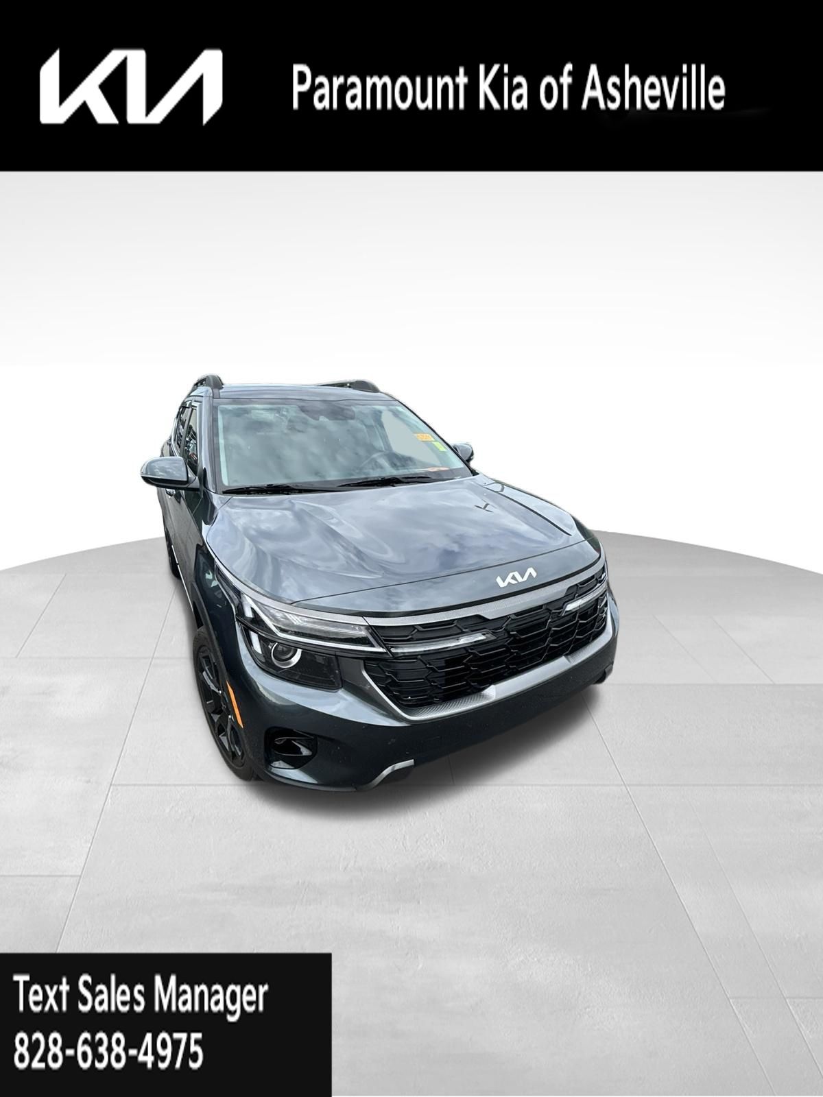 Gray 2024 Kia Seltos SUV / Crossover All-Wheel Drive 8-Speed Automatic
